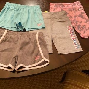 Reebok Set of 4 Items - 4 Pairs of Shorts. Size 7. BNWT